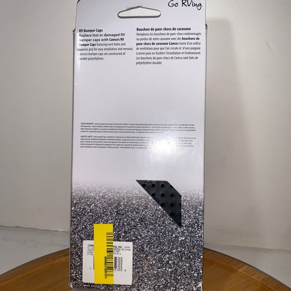 RV BUMPER CAP COVER (2) New in Box - Picture 3 of 4